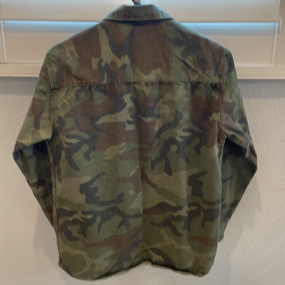 Zara boys Camo button down shirt jacket - Picture 4 of 4